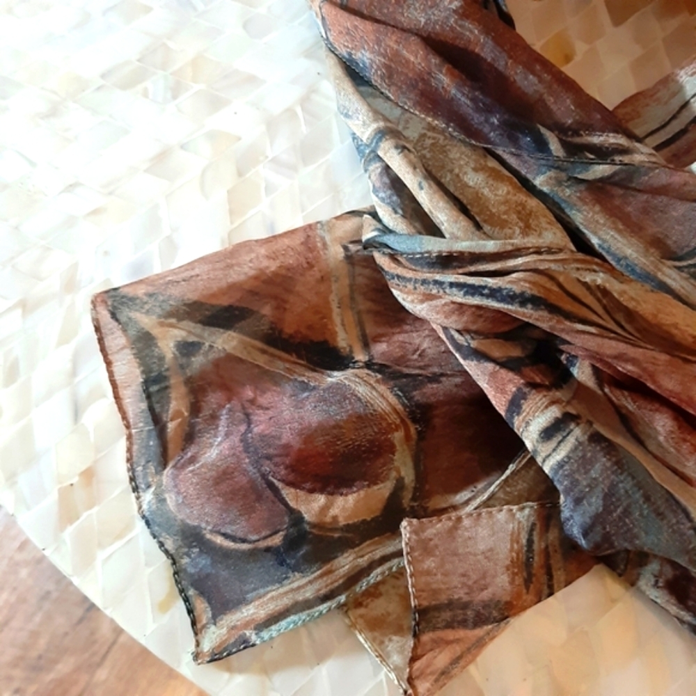 Beautiful Fall Colors Water paint Scarf